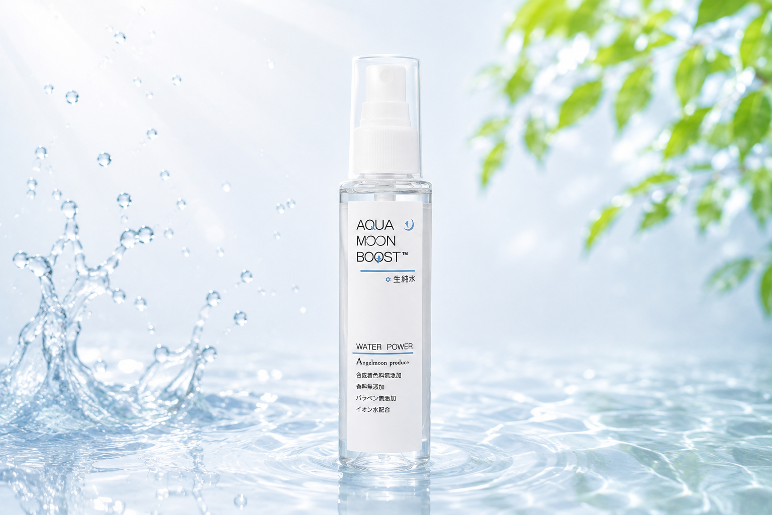 アクアムーンブースト生純水150mlと500ml｜久喜市プチュリア取扱商品